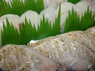 タチウオのあぶり寿司